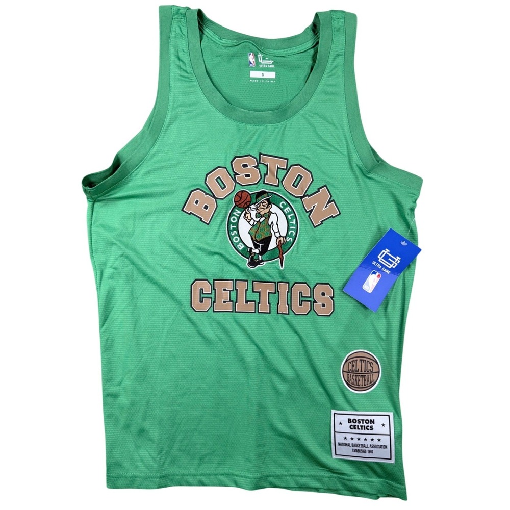 NBA Ultra Game Boston Celtics Green Tank Top Shirt Small VXMJ876S NWT